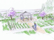 ・住民のための日曜菜園。