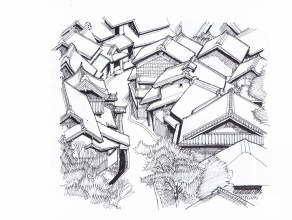 ・人々が身を寄せ合うことから、賑わいを生み、魅力を作りだす。明日香村の集落